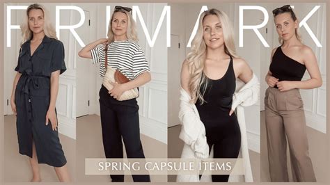 New In Primark Haul Spring Fashion And Capsule Wardrobe Staples Youtube