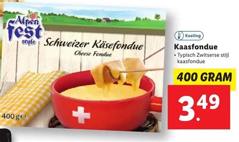 Kaasfondue G Aanbieding Bij Lidl