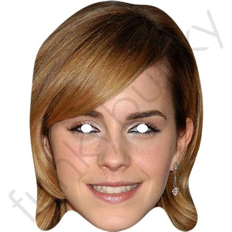 Emma Watson Celebrity Mask Personalised And Celebrity Masks Next