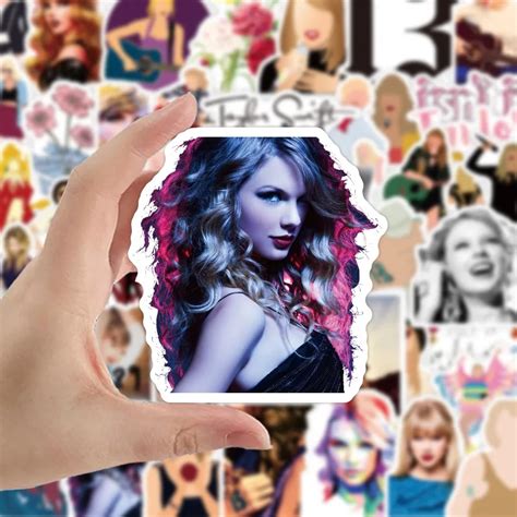 50pcs Pop Singer Taylor Swifts Graffiti Stickers For Girl Fans Laptop