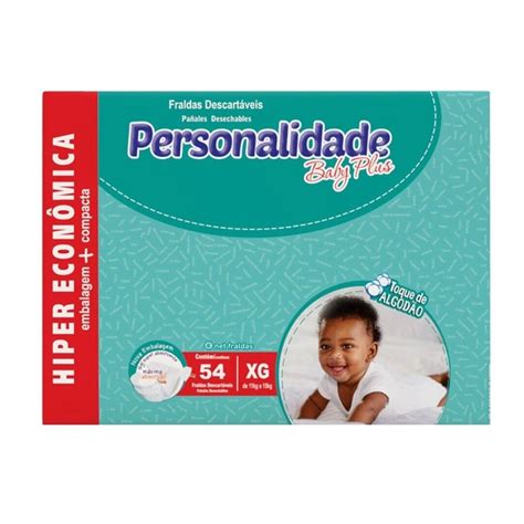 Fralda Personalidade Baby Plus Hiper XG 54 unidades Farmácias