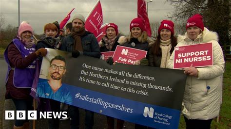 Nurses Strike Ni Strike Action By Thousands Of Nurses Ends Bbc News