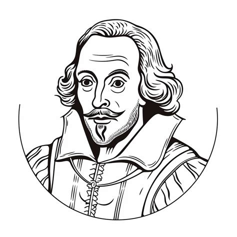 Charming Shakespeare Coloring Coloring Page
