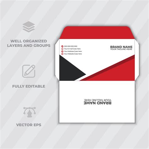 Envelope Pro Vector modern vector envelope design Free Vector Modern ...