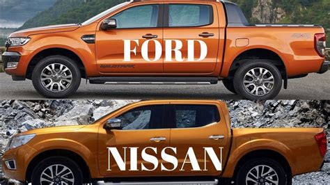 Ford Ranger Vs Nissan Navara Np Youtube