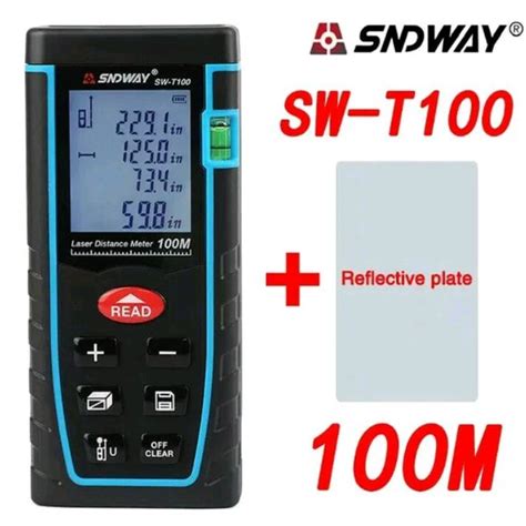 Jual Meteran Laser 100M Digital Laser SNDWAY SW T 100 Laser Distance