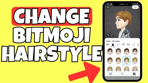 How To Change Bitmoji Hairstyle On Snapchat YouTube