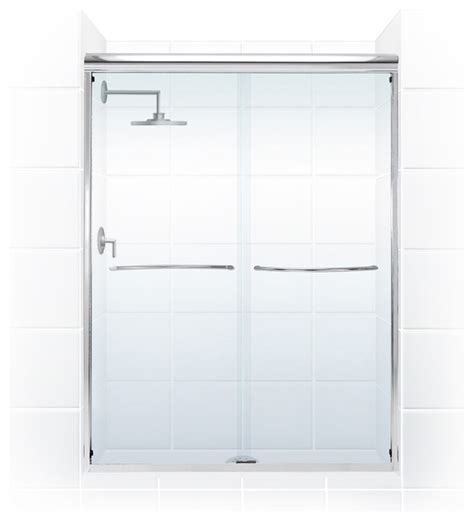 Coastal Paragon 25 Frameless Sliding Shower Door 46 48 X71