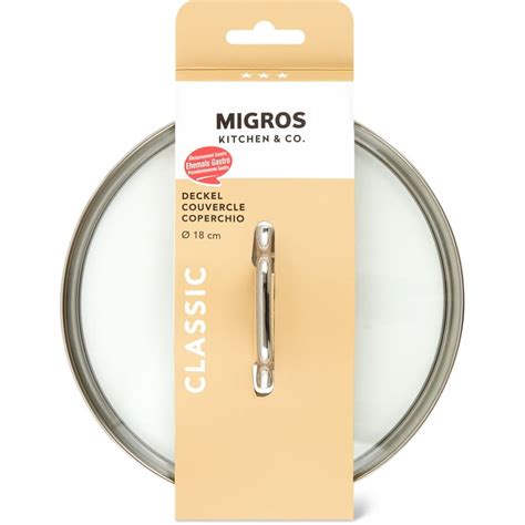 Migros Kitchen Co Classic Couvercle En Verre Cm Migros