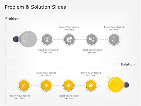 Problem And Solution Infographic 02 Powerpoint Template