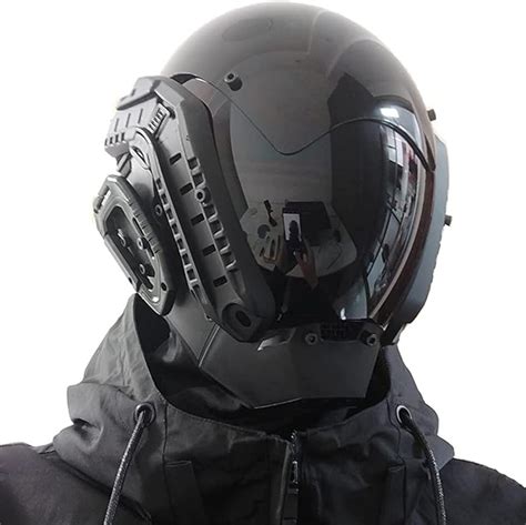 Futuristic Battle Helmet