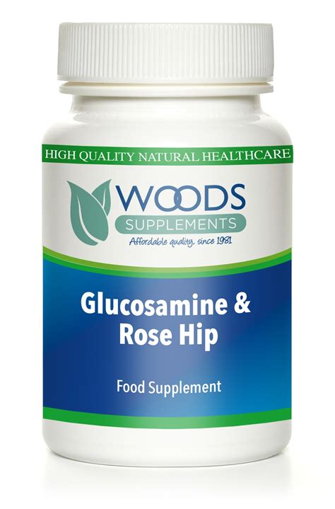 Glucosamine & Rose Hip Woods Health Supplements And Vitamins