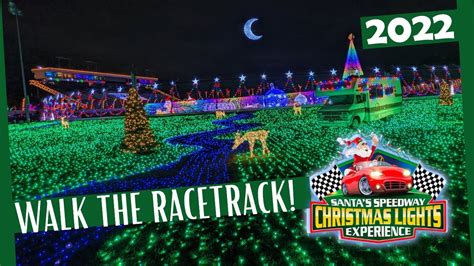 Santas Speedway Chrismtas Lights 2022 Up Close Experience Full