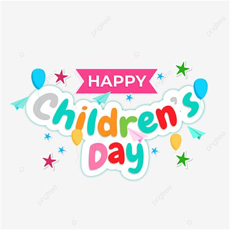 Happy Children Day Vector Art Png Happy Children S Day Colorful