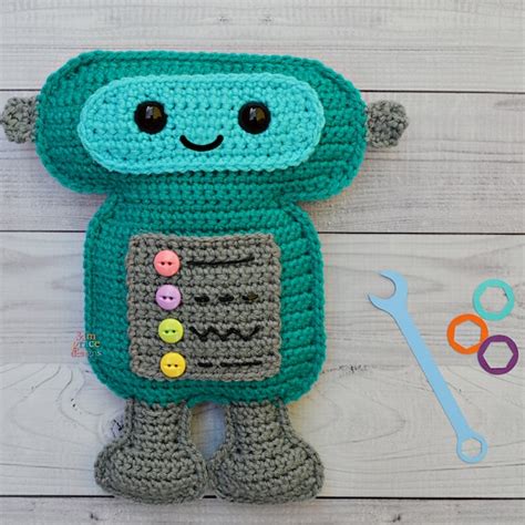 Crochet Robot - Etsy