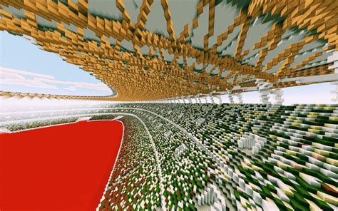 Japan National Stadium Tokyo 2020 Olympic Stadium Minecraft Map