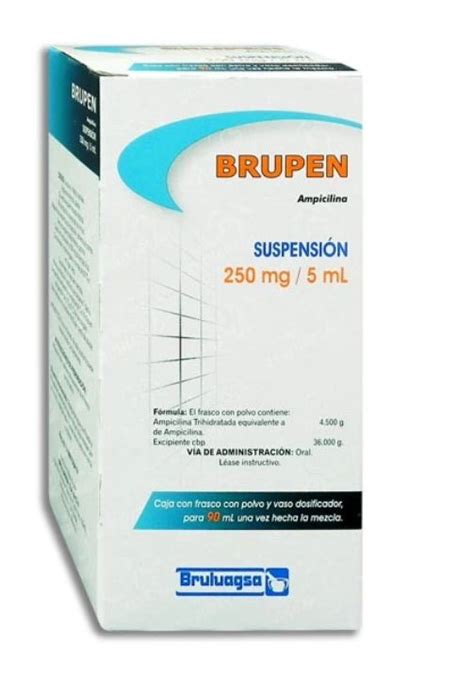 AMPICILINA SUSP 250MG 5ML BRUPEN BRULUAGSA