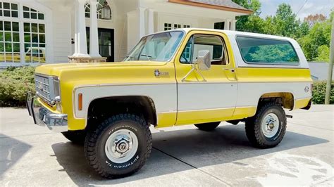 Chevrolet K Blazer Cheyenne Original Survivor Youtube