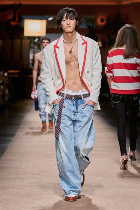 Dsquared2 Spring 2024 Preppy Goes Sensual