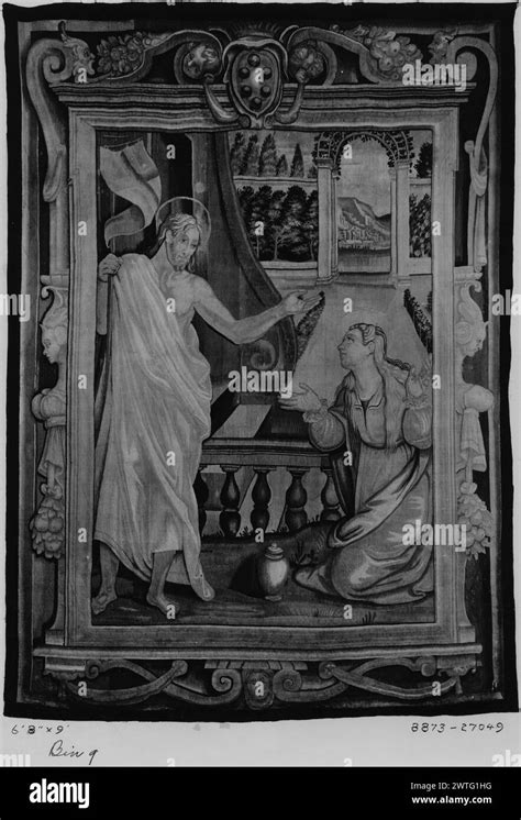 Noli Me Tangere Unknown C 1600 Tapestry Dimensions H 9 X W 6 8 Tapestry Materials