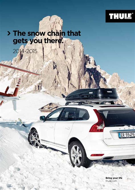 Thule Australia snow chains catalogue 2014 by Thule Australia - Issuu