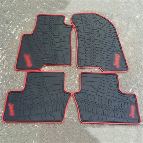 Genuine Dedicated Frontandrear Floor Slip Resistant Rubber Mats For Jeep Compass In Floor Mats