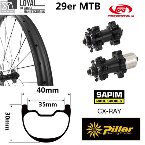 Er Plus Mtb Carbon Wheel Mm Tubeless Rim For All Mountain Bike