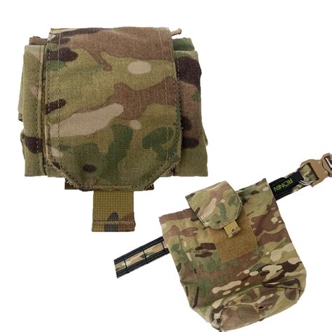 Tactical Drop Dump Pouch Airsoft Molle Magazine Pouch Multicam