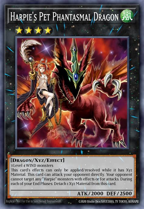 Harpie S Pet Phantasmal Dragon Yu Gi Oh Card Database Ygoprodeck