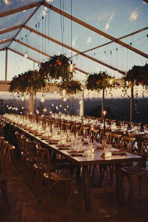 Tented Outdoor Wedding Decoration Ideas Roses Rings