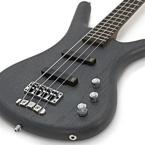 Warwick GPS Corvette Ash 4 String Active Bass Nirvana Black Gear4music