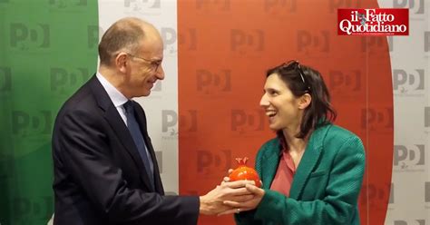 Pd Letta Regala A Schlein Un Melograno Simbolo Di Fortuna La