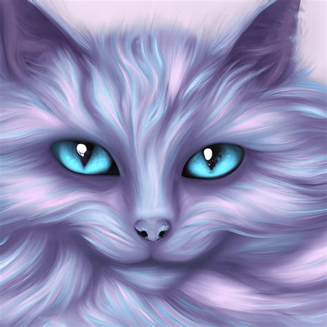 Fluffy Cat Background · Creative Fabrica