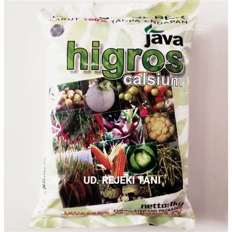 Jual Pupuk Kalsium Super Higros Java Green 1kg Shopee Indonesia