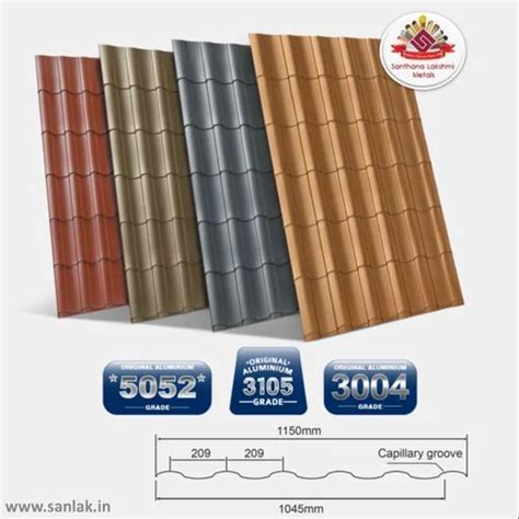 Jindal ALUMINIUM ROOFING GRANITE SDP SHEET 0 5mm X 1060 At Best Price