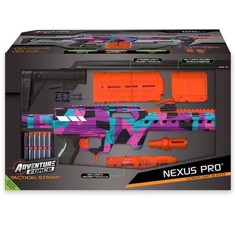 DART ZONE - ADVENTURE FORCE - NEXUS PRO PURPLE CAMO - ( nerf rival ) | OzToyStore