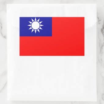 TAIWAN* Flag Sticker | Zazzle