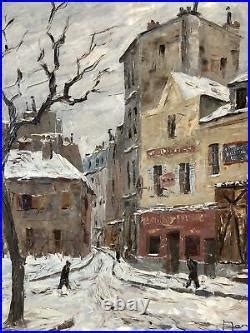 Huile Sur Toile Blog Archive Charles Mangin Vue De Paris Montmartre