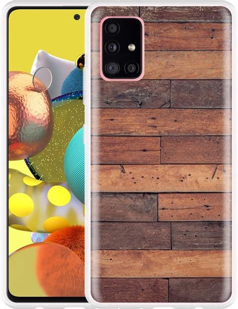 Samsung Galaxy A G Hoesje Houten Planken Bol