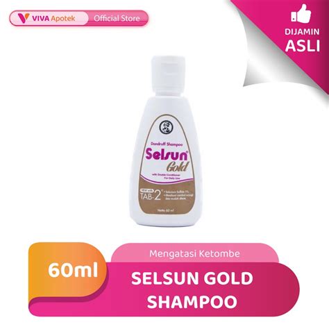 Jual Selsun Gold Shampoo Untuk Mengatasi Ketombe 60 Ml Shopee Indonesia