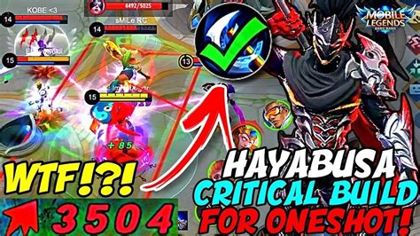 Hayabusa Insane Maniac Gameplay 2024 Global Hayabusa Mobile Legends