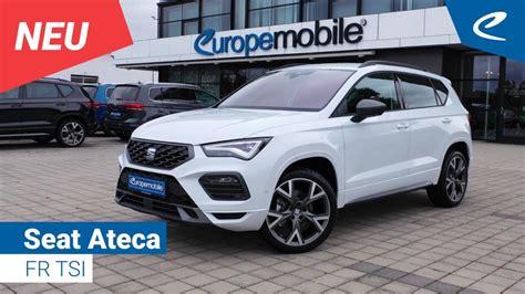 Seat Ateca Fr Dinamica Tsi Dsg Wei Metallic Youtube