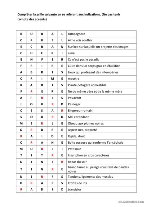 jeu de mots 7 Français FLE fiches pedagogiques pdf doc