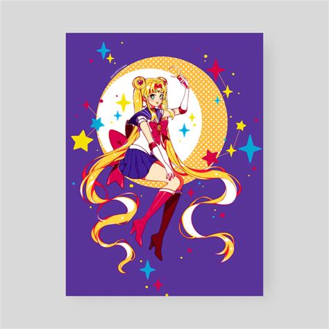 Sailor Moon An Art Print By Savisavichan Inprnt