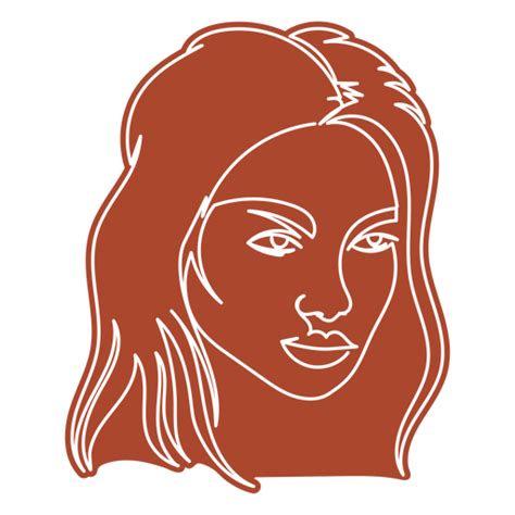 Woman Female Continuous Line People Png And Svg Design For T Shirts