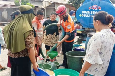 Atasi Kekeringan Baznas Bazis Dki Salurkan Ribu Liter Air Bersih Di