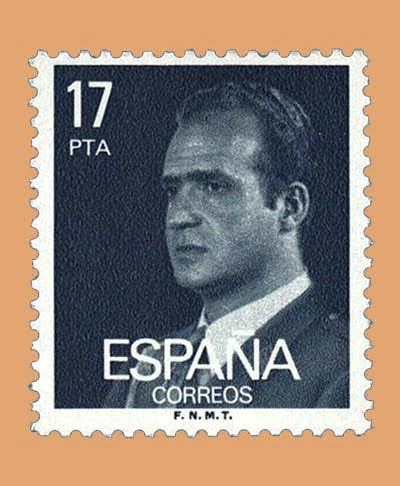 Edifil 2761 Juan Carlos I Sello 17 Ptas 1984 0 15