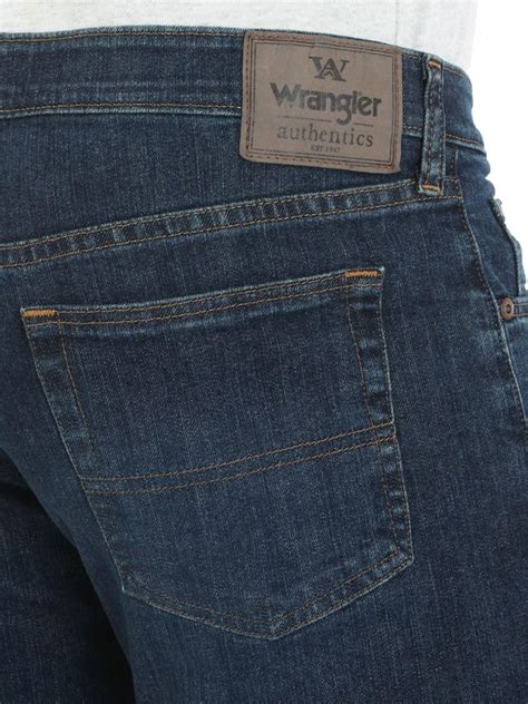 Wrangler Authentics Mens Comfort Flex Waist Relaxed Fit Jean