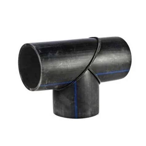 Black Hdpe Fabricated Tee Size Inch Inch For Chemical