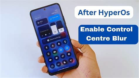 After HyperOs Update Enable Control Centre Blur HyperOs Update Grey